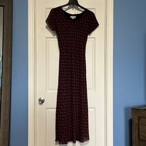 Vintage 90s Alyn Paige floral column dress Y2K party grunge